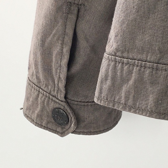 Banana Republic Women Utility Field Jacket Brown Cotton Unlined Lightweight Sz S - Picture 10 of 13